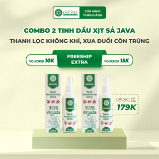 Tinh dầu xua đuổi côn trùng, chuột gián hương sả Java dung tích 100ml thanh lọc không khí thơm phòng