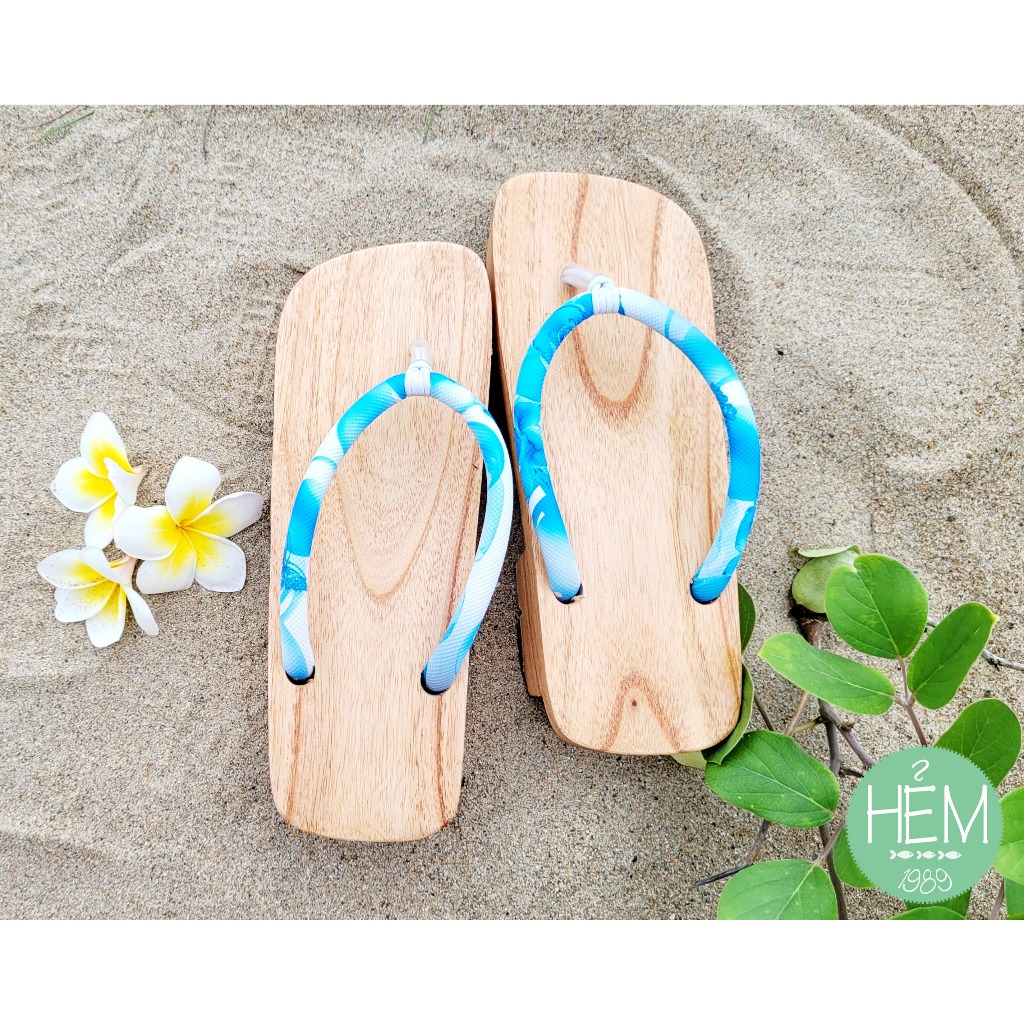 Geta Guốc gỗ Nhật, guốc gỗ mộc quai xanh