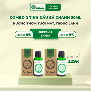Tinh dầu Sả Chanh Nguyên Chất Đất Việt thanh lọc không khí, dưỡng tóc và xua đuổi côn trùng