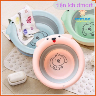 Chậu gấp gọn cho bé sơ sinh, chậu rửa mặt gấp gọn cute 3723