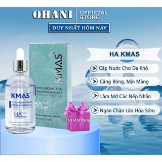 Serum Cấp Ẩm, Cấp Nước, Phục Hồi HA Hyaluronic Acid - KMAS HA Căng bóng, Mềm Mịn 100ml