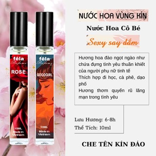 (Combo 2 chai) Nước Hoa V Kín - Nữ  PHÊ LA chai xịt 10ml cực thơm, cho chàng đê mê