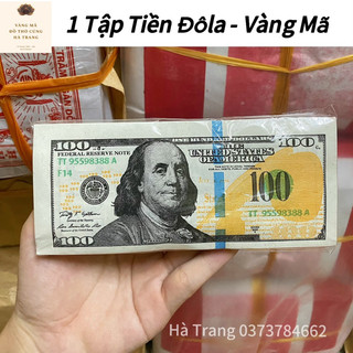 Tiền đô 100 âm phủ hàng loại đẹp - vàng mã đô la 100