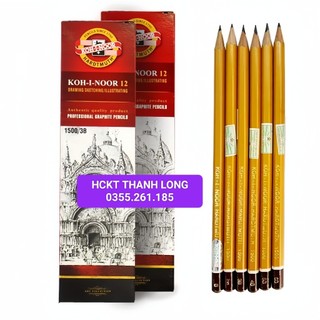 Hckt - bút chì tiệp koh hộp 12 cây - koh 1500