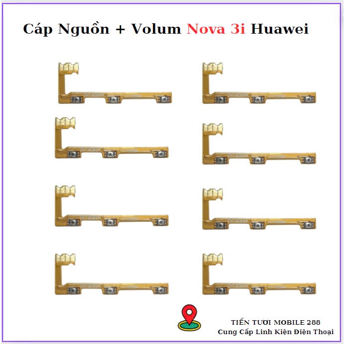 Cáp Nguon + Volum Huawei NoVa 3i