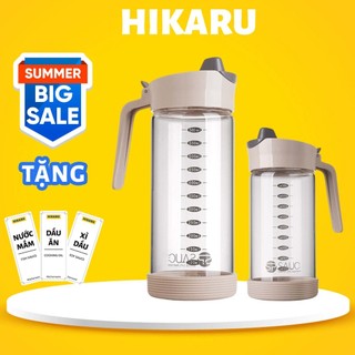Bình rót dầu ăn nắp lật hikaru lọ rót dầu ăn 500 650ml dt240700801