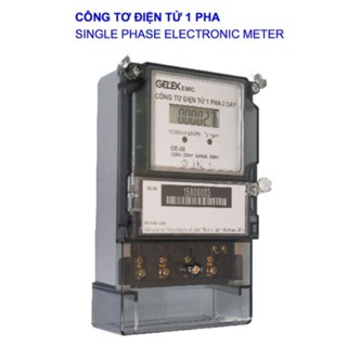 Công tơ điện tử 1 pha 2 dây 1 biểu giá 80A Emic CE38