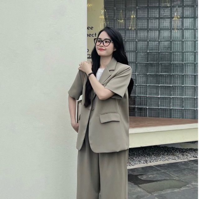 Áo blazer cộc tay hàng qccc