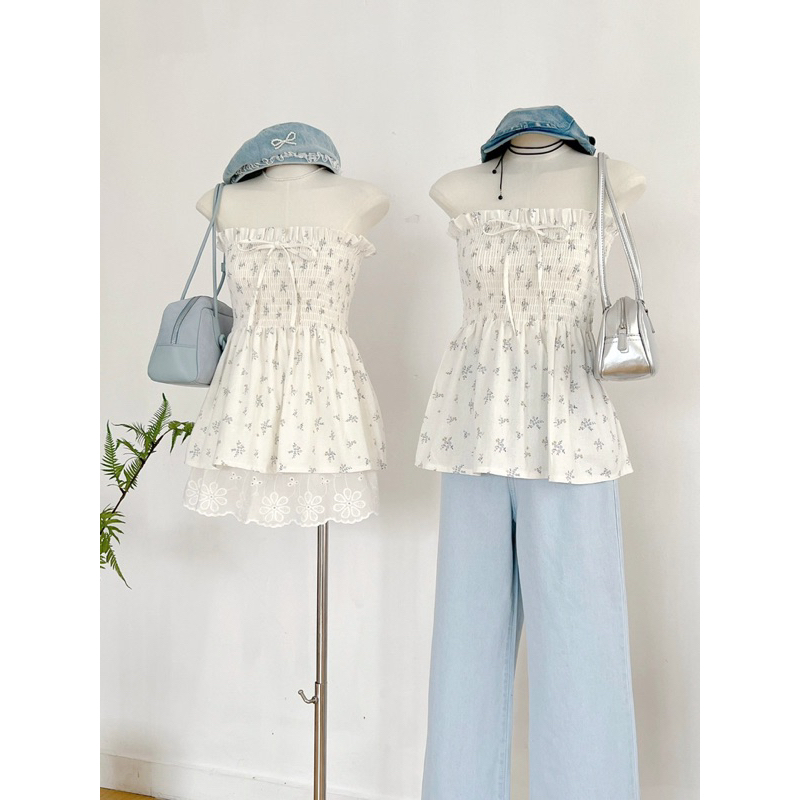 Áo ống nhún linen Jimin Top Buddies.25
