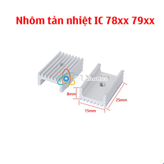 Nhôm tản nhiệt ic 78xx 79xx lm25xx các loại ic kiểu chân to-220