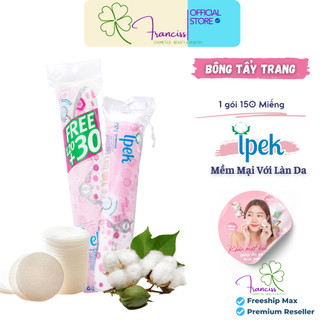Bông tẩy trang Ipek 150 miếng - Bông Ipek 150 cotton tự nhiên