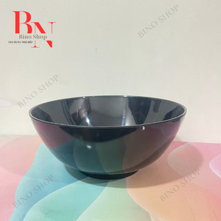 Tô Nhựa Melamine Màu Đen Nhiều Size