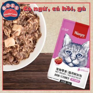 Pate gói cho mèo WANPY MỌI LỨA TUỔI 80G