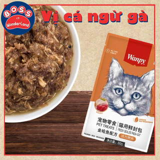 Pate gói cho mèo WANPY MỌI LỨA TUỔI 80G