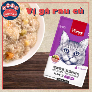 Pate gói cho mèo WANPY MỌI LỨA TUỔI 80G