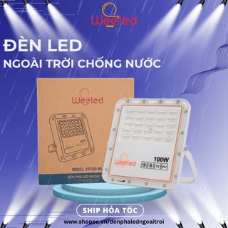Đèn pha led ngoài trời chống nước siêu sáng, đèn led pha hắt sáng bảng hiệu ngoài trời,sân vườn 100w