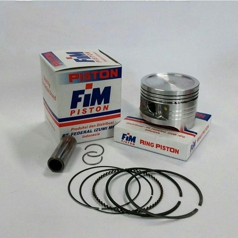 Piston FiM Chính Hãng 52.4 - 55.4 Future 125 / Wave 125 / MSX 125 / Supra 125