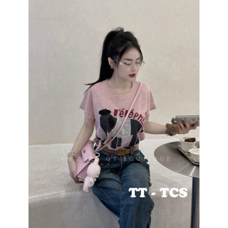  Áo Len Mtg Thun Ngắn Tay Họa Tiết Voi Elephant QCCC Freesize 