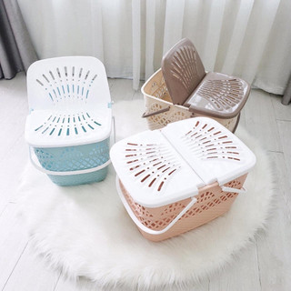 Làn nhựa đi sinh giỏ đựng đồ cho mẹ size lớn
