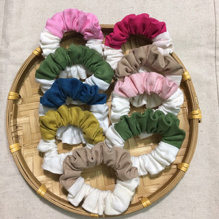 Dây Cột Tóc Vải Scrunchies Handmade Size Mini.