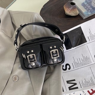Túi xách đeo chéo nam nữ unisex khóa kim da pu trơn mềm cá tính thời trang đẹp giá rẻ bag PK 750