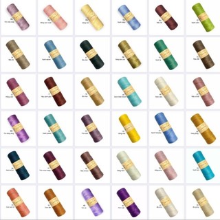 Sợi dệt cotton 2mm móc túi nón màu 47 đến 68