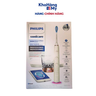  Bàn chải Philips Sonicare 9400 Diamond Clean Smart - Đi kèm 4 đầu chải cao cấp 