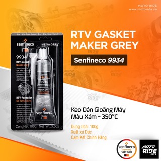 Senfineco 9934 rtv silicone gasket marker keo dán ron máy xám 350°c 100g