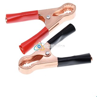 1 bộ đầu kẹp bình ắc quy 50a 80mm - kẹp cá sấu to