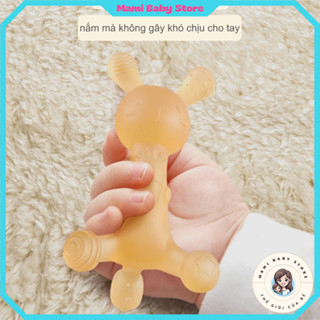 Gặm Nướu Silicon Hình Thỏ Cao Cấp Cho Bé Kèm Hộp | Mami Baby Store