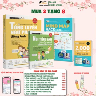 Sách COMBO 4 Nói TA Dễ Vậy Sao + 3000 + 2000 + Tổng Luyện Ngữ Pháp - KÈM KHOÁ HỌC HITBOOKS - Tác giả HUYỀN WINDY