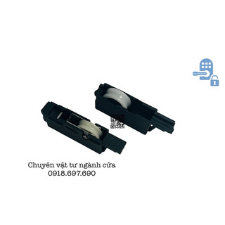 Bánh xe cửa sổ lùa nhôm xingfa hệ 55 có dập lỗ