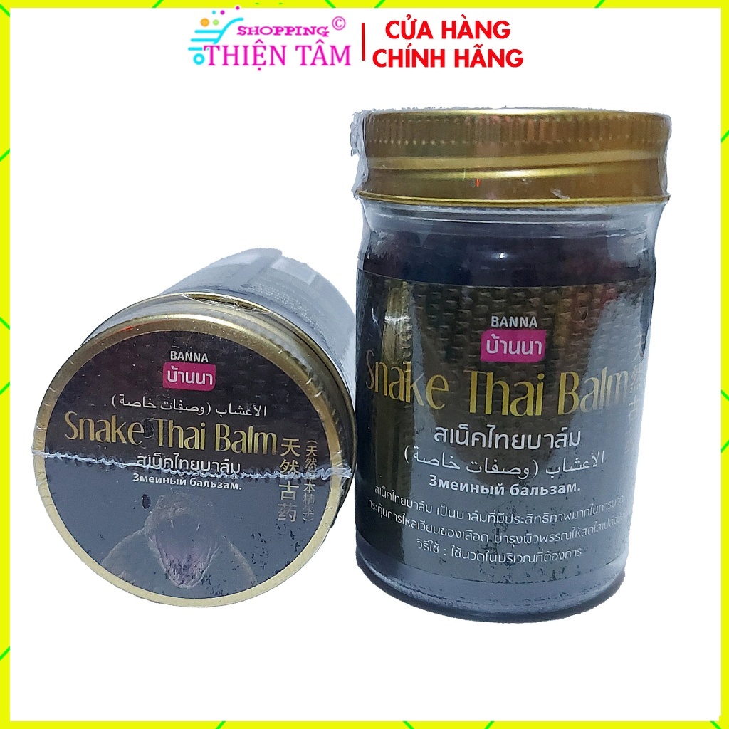 (Chính Hãng) 01 Cù Là Rắn Hổ Mang Snake Thai Balm 50g Nội địa Thái Lan