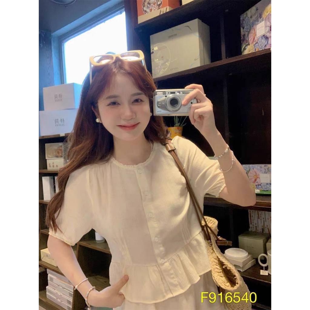 Set váy nữ Kirin thiết kế áo kèm chân váy dáng babydoll xòe tầng xếp ly, Bộ đồ nữ thời trang chất tơ tằm cao cấp HEBE | BigBuy360 - bigbuy360.vn