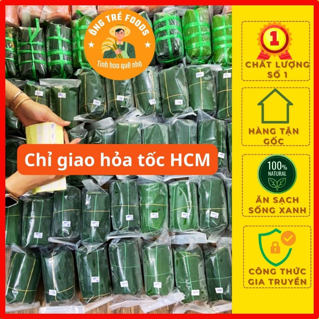 Chả Lụa Nguyên Chất (Cây 500gr), Chả Lụa Bình Định, Giò Lụa, Đặc Sản Từ Thịt Quê - Ông Tré Foods
