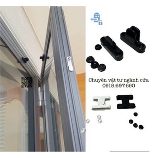 Hít kẹp nhựa - hít 2 cánh cửa đi(tặng kèm nút bít)