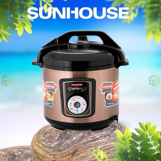 Nồi áp suất điện đa năng 6l sunhouse shd1756 - bảo hành chính hãng 12 tháng