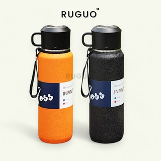 Bình giữ nhiệt boss infinite nắp cốc có dây quai 1000ml - 1500ml inox 316