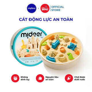Cát động lực Mideer mẫu mới kèm bộ dụng cụ và hộp đựng khổng lồ, an toàn, không mùi