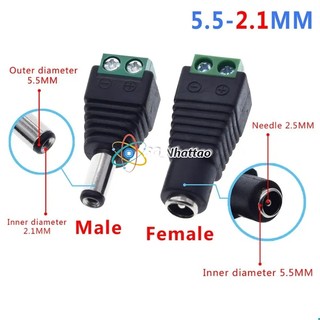 Nguồn DC Jack Cắm Kết Nối Jack 5.5x2.1 mm Dành Cho Camera Quan Sát Dây Đèn LED
