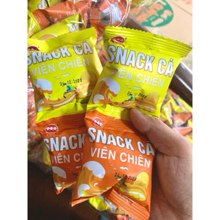 60 Gói snack cá viên chiên Minh Châu foods giòn sụn thơm ngon,đồ ăn vặt giá rẻ