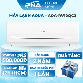 Máy lạnh aqua điều hòa aqa-rv10qc2 inverter một chiều 9000btu clean cool - miễn phí công lắp đặt - hàng chính hãng