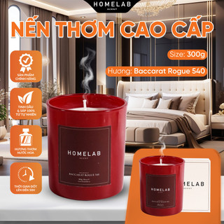 Nến thơm mùi nước hoa baccarat rouge - francis kurkdjian sang chảnh, trẻ trung 300g_homelab