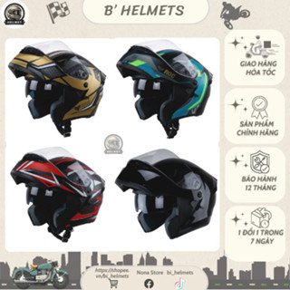 Mũ Nón Bảo Hểm Fullface ROC R04 - 2 Kính - Lật Hàm , New ROC 2024 !! [Bảo Hành Chính Hãng 24 tháng].