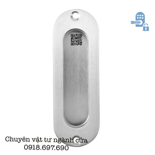 Tay nắm âm  inox 304 mờ xước -Tay âm inox bầu 304