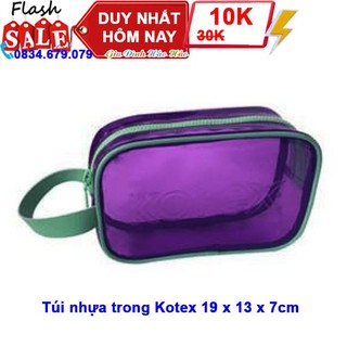 Túi nhựa trong 19x13x7cm - Quà tặng Kotex