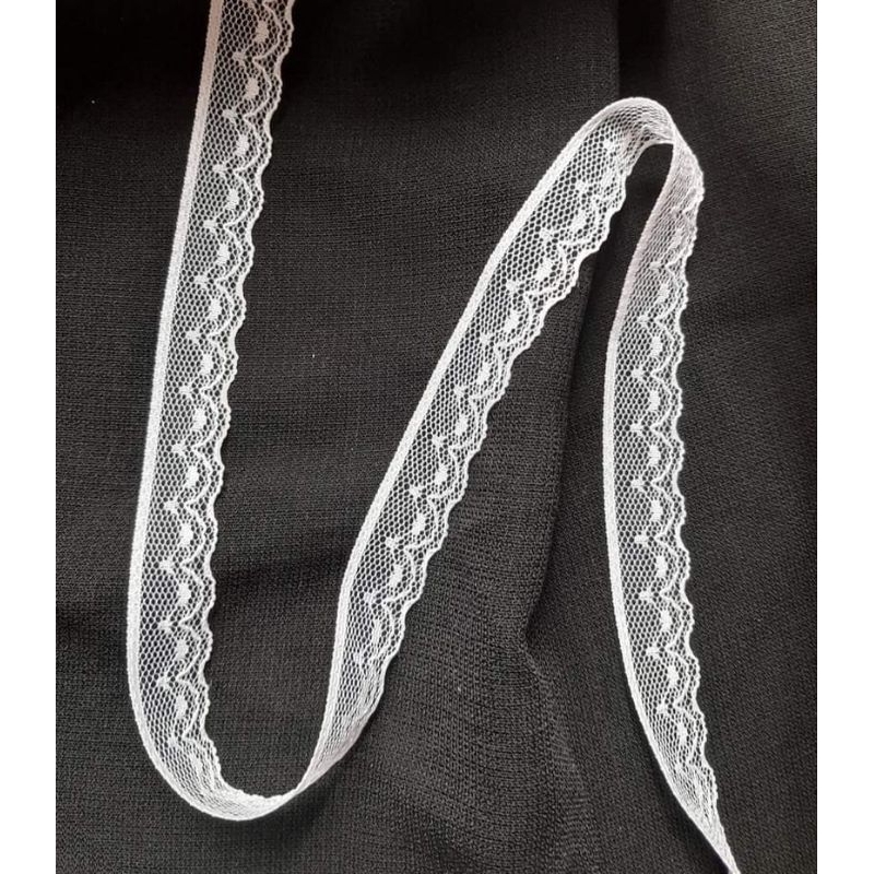 10m Ren poly trắng bản 1,5cm (R44)
