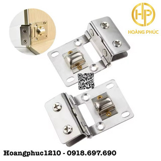 [Vỉ 2cái] Bản lề tủ kính trưng bày 5-8mm - Lề chốt bi 803