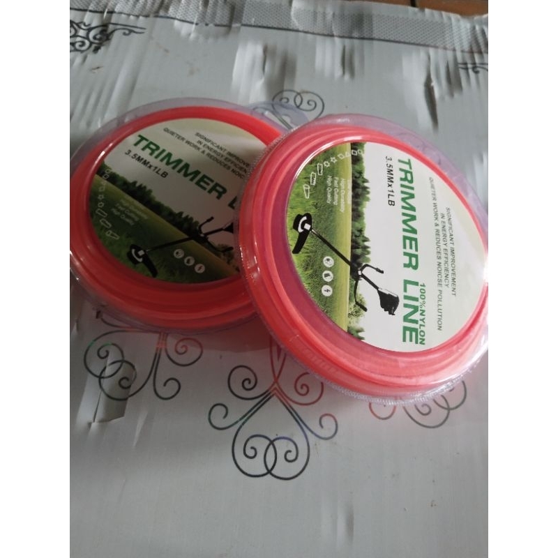 Cước phát cỏ vuông 3.5mm cuộn 500g màu ngẫu nhiên