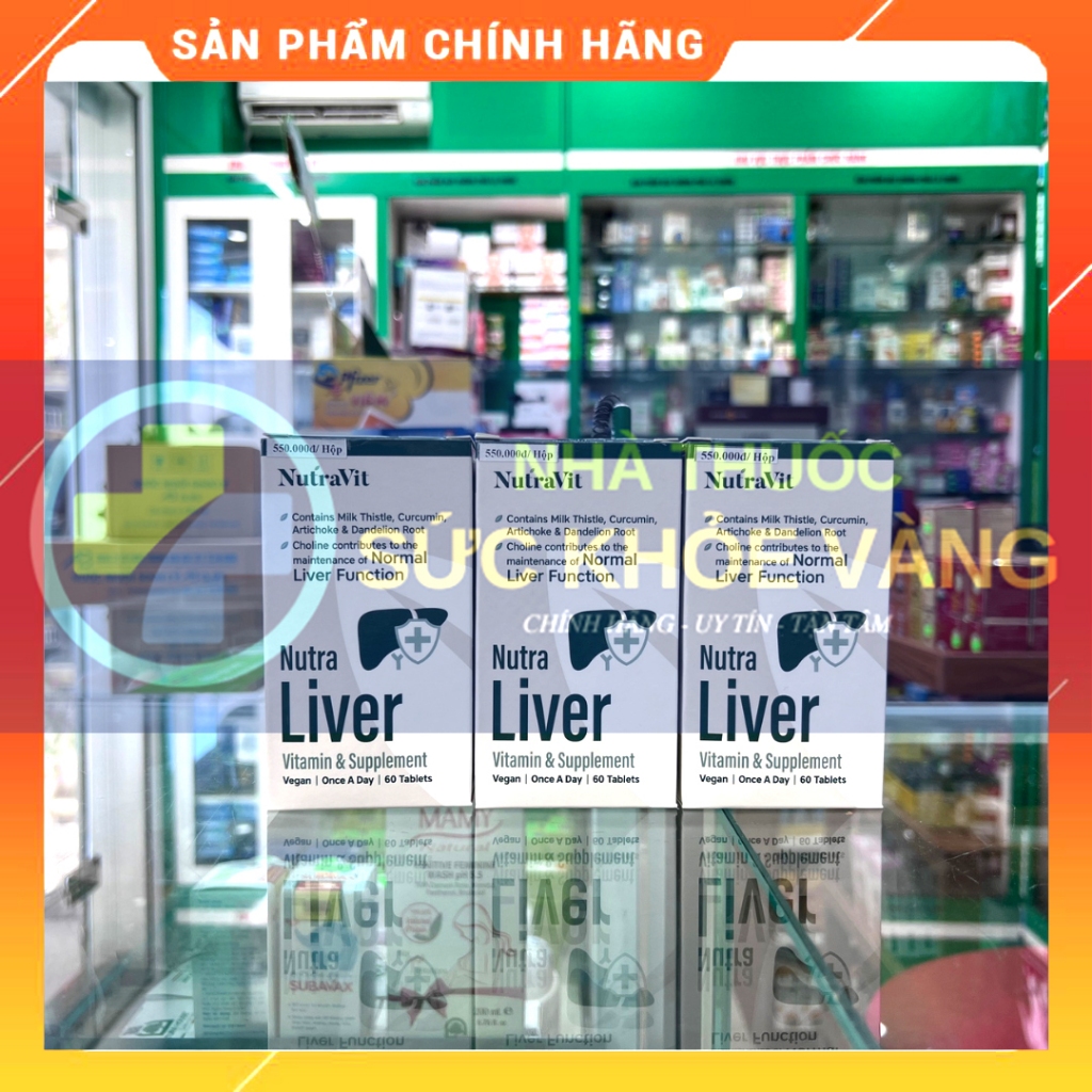 ✅ NUTRA LIVER - Liver Support Vitamins - Thực Phẩm Bảo Vệ Sức Khoẻ, Giúp Giải Độc, Tăng Cường Chức N